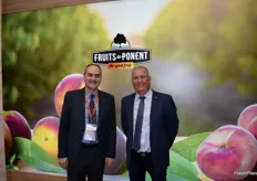 Josep Presseguer y Sebastià Escarp, gerente y presidente de la cooperativa líder en fruta de hueso Fruits de Ponent. 